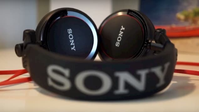 A Pair of Sony MDR V55 Headphones