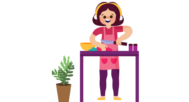 Make Your Favorite Dish While Listening to Music