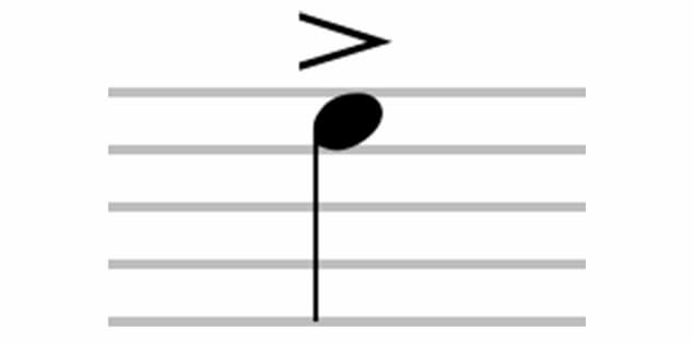 Accent Music Symbol
