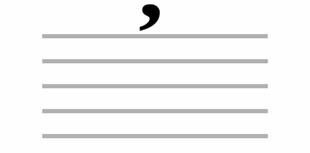 Breath Mark Music Symbol