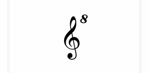 G-Clef Alta Music Symbol