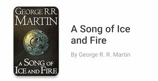 A Song of Ice and Fire by George R. R. Martin