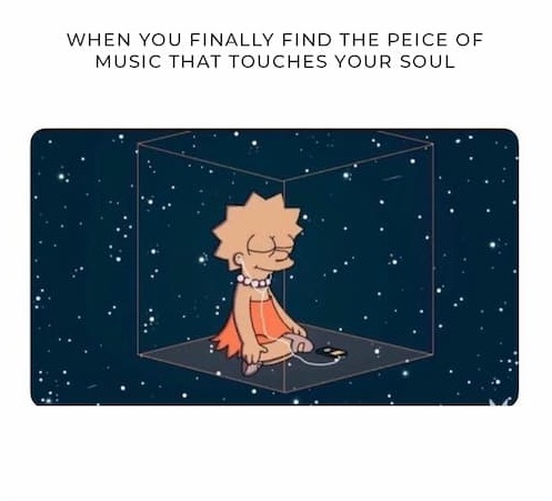 When Music Is All You Need When You Say "I Want to Be With Myself Only"