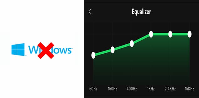 The Windows version of the Spotify desktop app does not yet have an equalizer feature. 