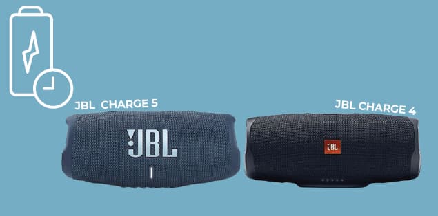 JBL Charge 4 vs Charge 5 - Battery Life