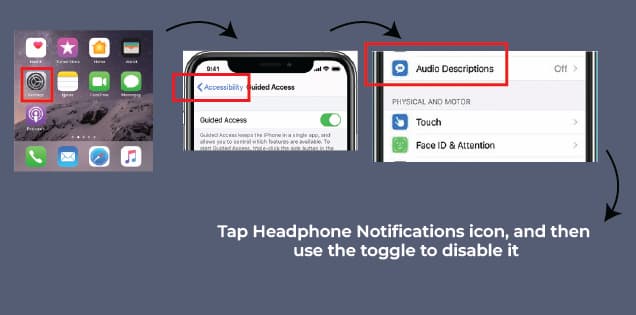 Turn Off Headphone Notifications - Method 2