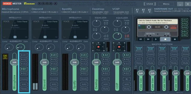 Choose Primary Speakers