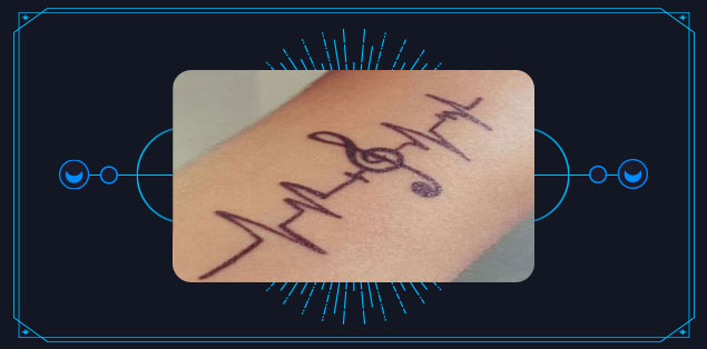 Forearm Music Tattoos