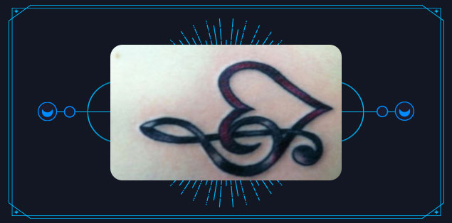 Small Music Tattoo 