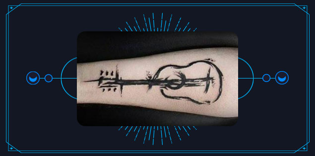 Cool Music Tattoo