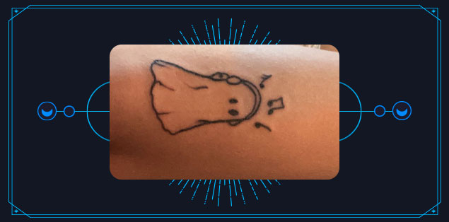 Ghost With a Headphone