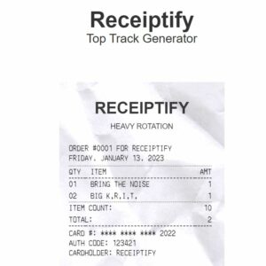 Receiptify for Apple Music