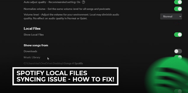 How to Fix Spotify Local Files Syncing Issue?