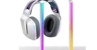 EZDIY-FAB USB LED Light Bar Headphones Stand