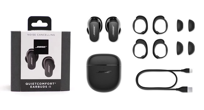 Inside the Bose QuietComfort Earbuds II Box