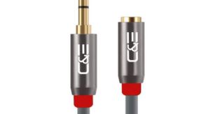 C&E CNE03722 Stereo Headphone Extension Cable