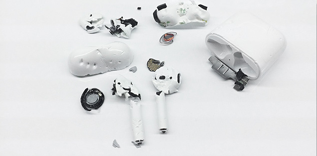 Damaged AirPods