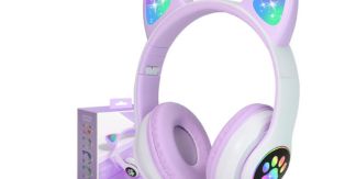 TCJJ Wireless Cat Ear Headphones