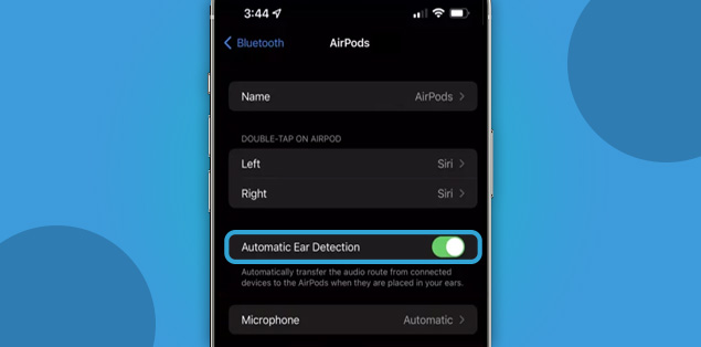 How to Disable the Automatic Ear Detection Feature on AirPods Pro or AirPods Max Using iPhone or iPad?