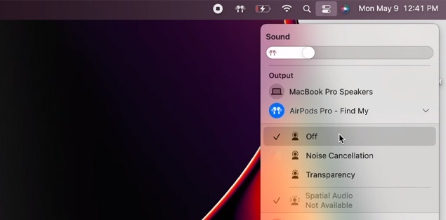 How to Disable Active Noise-Canceling on AirPods Pro/AirPods Max Using Mac?