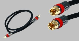 Monoprice 102681 3-Feet RG6 RCA CL2 Rated Digital Coaxial Audio Cable Black