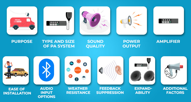 Things to Consider When Buying a PA System for Your Car or Truck