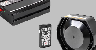 SMALLFATW Wireless Police Siren PA System