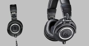 Audio-Technica ATH-M50X Professional Studio Monitor Headphones