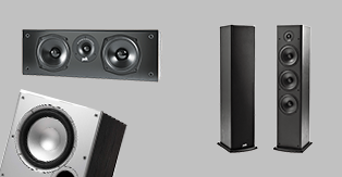 Polk Audio T Series 3.1 Channel Complete Home Theater System with Powered Subwoofer